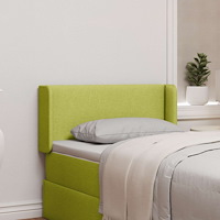 vidaXL Sänggavel Öra Grön 40,5 x 40,5 x 4 cm tyg