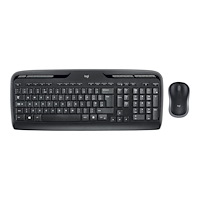 Logitech Logitech Wireless Combo MK330 - sats med tangentbord och mus - QWERTY - Nordisk - svart Inmatningsenhet