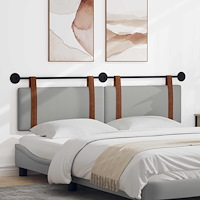 vidaXL Hängande Huvudgavel Moln Grå 180 x 40 cm Konstruerat trä