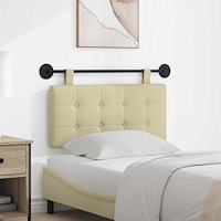 vidaXL Hängande Huvudgavel Kräm 100 x 55 x 5 cm Konstläder