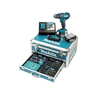 Makita Makita DHP482RFX9 - slagborrmaskin/skruvdragare - sladdlös - 2 batterier, laddare medföljer