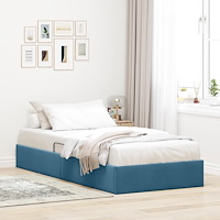 vidaXL Bäddsoffa med förvaring med lagring Sammet