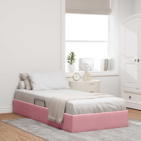 vidaXL Bäddsoffa med förvaring med lagring Sammet