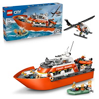 LEGO® LEGO® City 60504 Záchranný člun pobřežní hlídky a vrtulník