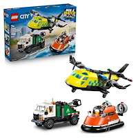 LEGO® LEGO® City 60505 Remix: Letadlo, servisní vůz a vznášedlo