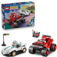 LEGO® LEGO® Sonic the Hedgehog™ 77118 Silver a jeho auto vs. Knuckles a jeho monster truck