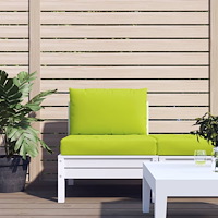 vidaXL Palldynor 2 st ljusgrön oxfordtyg