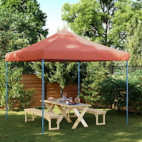 vidaXL Partytält Terracotta 292 x 292 x 315 cm Oxford Tyg