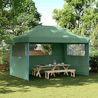 vidaXL Partytält Grön 279 x 410 x 315 cm Oxford Tyg