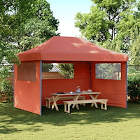 vidaXL Partytält Terracotta 279 x 410 x 315 cm Oxford Tyg