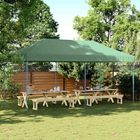vidaXL Partytält Grön 292 x 580 x 315 cm Oxford Tyg