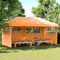 vidaXL Partytält Orange 292 x 580 x 315 cm Oxford Tyg