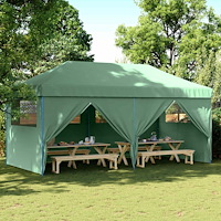 vidaXL Partytält Grön 292 x 580 x 315 cm Oxford Tyg