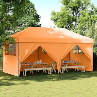 vidaXL Partytält Orange 292 x 580 x 315 cm Oxford Tyg