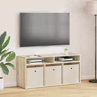 vidaXL Lågskåp med låda Sonoma-ek 102 x 32 x 48,5 cm