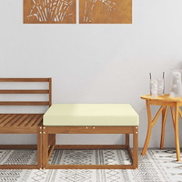 vidaXL Utomhuspall Massivt Akaciaträ Naturfärg