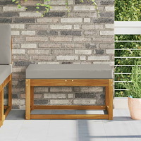 vidaXL Utomhus sitskudde Grå 80 x 40 x 8 cm 100% Polyester