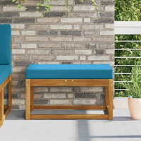 vidaXL Utomhus sitskudde Kungsblå 80 x 40 x 8 cm 100% Polyester