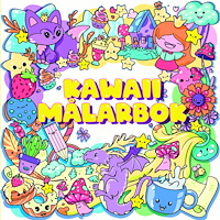 Tukan Förlag Kawaii målarbok (häftad)