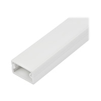 StarTech.com StarTech.com Solid Cable Management Raceway with Adhesive Tape & Cover, 3/4"(19mm)W x 3/8"(11mm)H, 3ft(1m) length, PVC N...