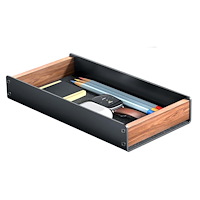 Alba Brevkorg ALBA A4 svart alu-valnöt