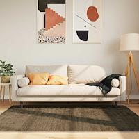 vidaXL Mattlöpare MARSA Skogsgrön 170 x 120 cm Polyester och PVC