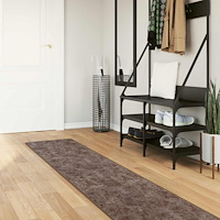 vidaXL Mattlöpare MARSA Grå 350 x 50 cm Polyester och PVC