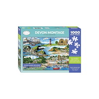 OTTERHOUSE JIGSAWS Jigsaw 1000 Piece - Devon Montage (L)