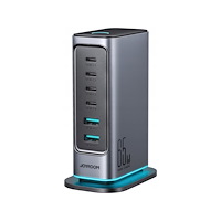 Joyroom Joyroom JR-TCM02 multi-port GaN 65W EU 4x USB-C 2x USB-A lad...