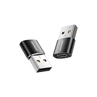 Joyroom Joyroom-adapter från USB typ C (hona) till USB (hane) svart...
