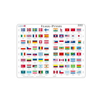 No Brand Pussel Flaggpussel 80 bitar