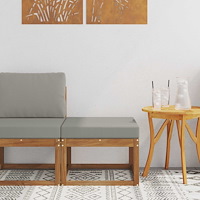 vidaXL Utomhuspall Massivt Akaciaträ Naturfärg