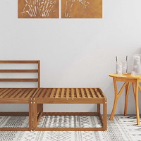 vidaXL Utomhuspall Naturfärg 79 x 79 x 37 cm