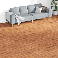 vidaXL Golvplankor 18 pcs Brun 5,26 m² PVC