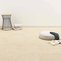 vidaXL Golvplankor 55 pcs Beige 5,11 m² PVC