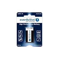 everActive Alkaliskt batteri 6LR61 9V (R9*) everActive Pro Alkaline – 1...