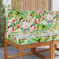 vidaXL Utomhus Soffa Kudde 2 pcs färgstark Polyester