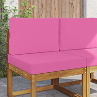 vidaXL Utomhus Soffa Kudde 2 pcs Rosa Polyester