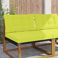 vidaXL Utomhus Soffa Kudde 2 pcs Grön Polyester