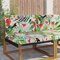 vidaXL Utomhus Soffa Kudde 2 pcs färgstark Polyester