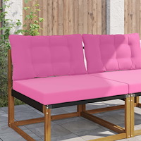 vidaXL Utomhus Soffa Kudde 2 pcs Rosa Polyester
