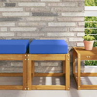 vidaXL Utomhus sitskudde Turkos 40 x 40 x 8 cm 100% Polyester