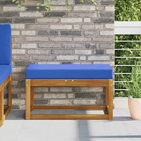 vidaXL Sittkudde Turkos 80 x 40 x 8 cm 100% Polyester