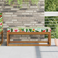 vidaXL Utomhus sitskudde färgstark 111,5 x 40 x 8 cm 100% Polyester