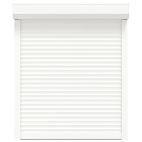 vidaXL Rulljalusi Vit 100 x 120 cm Aluminium och polyuretan