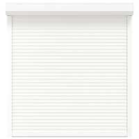 vidaXL Rulljalusi Vit 140 x 150 cm Aluminium och polyuretan