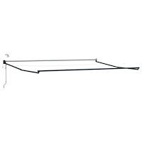 vidaXL Elektrisk utdragbar markisram Antracit 4 × 3 m Aluminium