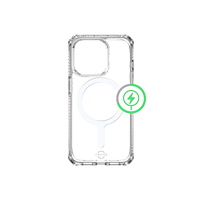 ITSkins ITSKINS HYBRID R // CLEAR, Omslag, Apple, iPhone 15 Pro Max,...