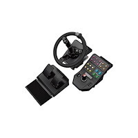 Logitech Logitech Heavy Equipment - G-Series - ratt- och pedaluppsättning - kabelansluten