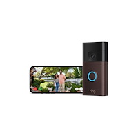 Amazon Ring Battery Video Doorbell - 2024 Edition - smart dörrklocka - 30-dagars gratis provperiod av Ring Home, gör det själv-...